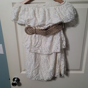 Mod Modele Lace Tube‎ Mini Dress Women's XL  NWT